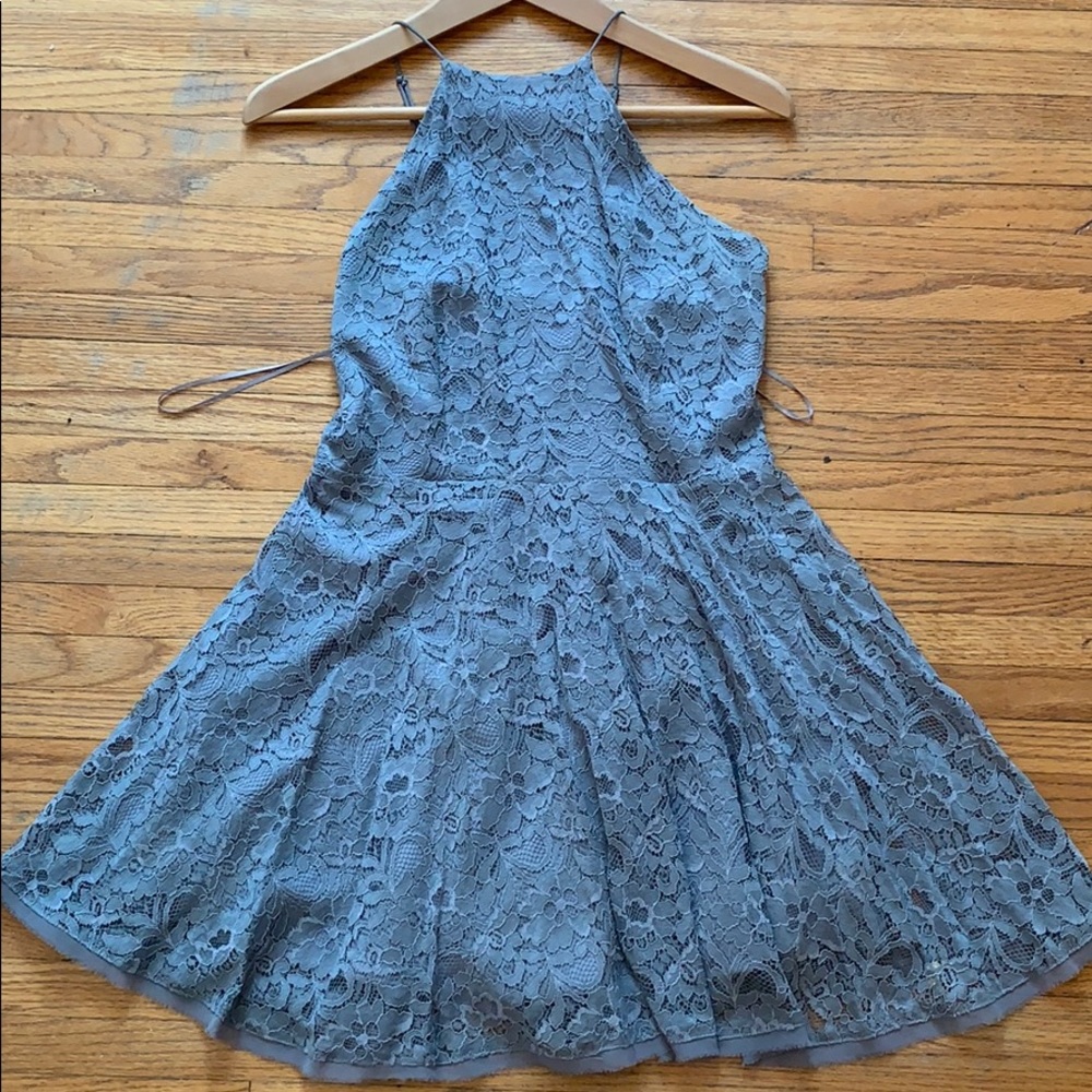 Urban Outfitters mini skater dress with halter top